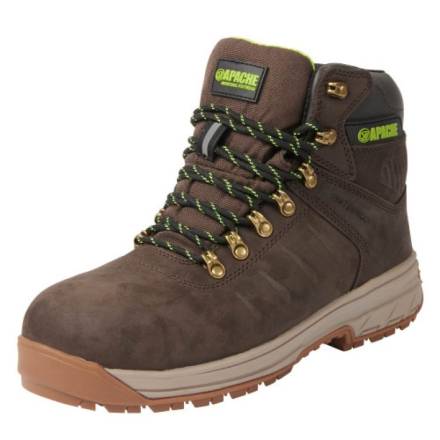 Apache Moose Jaw Waterproof Safety Boot Brown Size 8